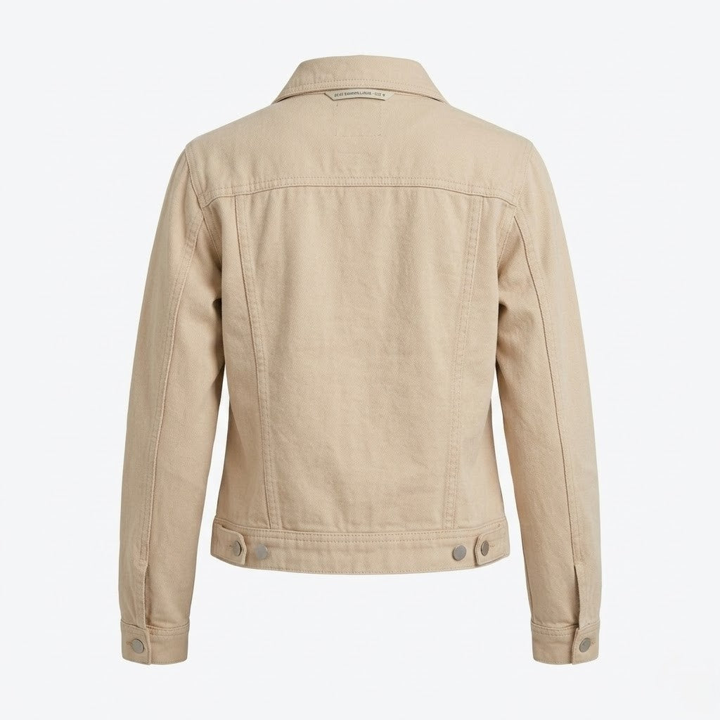 Beige Baumwolljacke