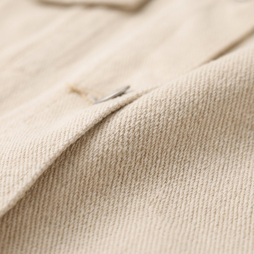 Beige Baumwolljacke