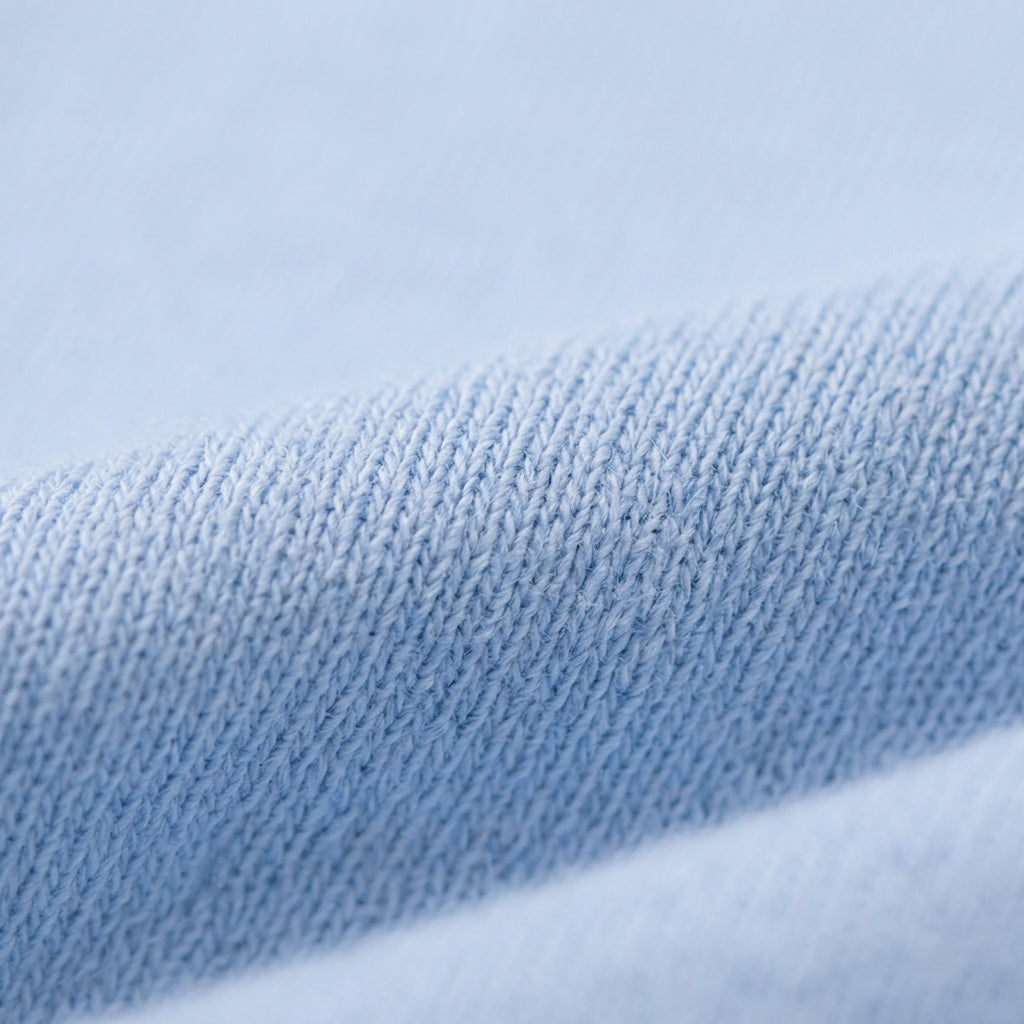 Blaues Baumwoll-T-Shirt